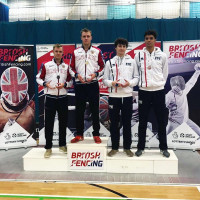 London Cup2018 Mens Foil Podium